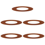 suitable for Flat Tree Rings 5 pcs Rusty Ø40/70 cm