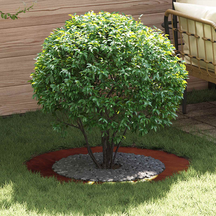 suitable for Flat Tree Ring Rusty Ø60/90 cm