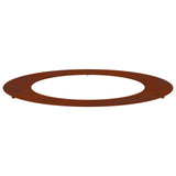 suitable for Flat Tree Ring Brown Ø60 / 90 cm Weathering Steel