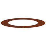 suitable for Flat Tree Ring Brown Ø60 / 90 cm Weathering Steel