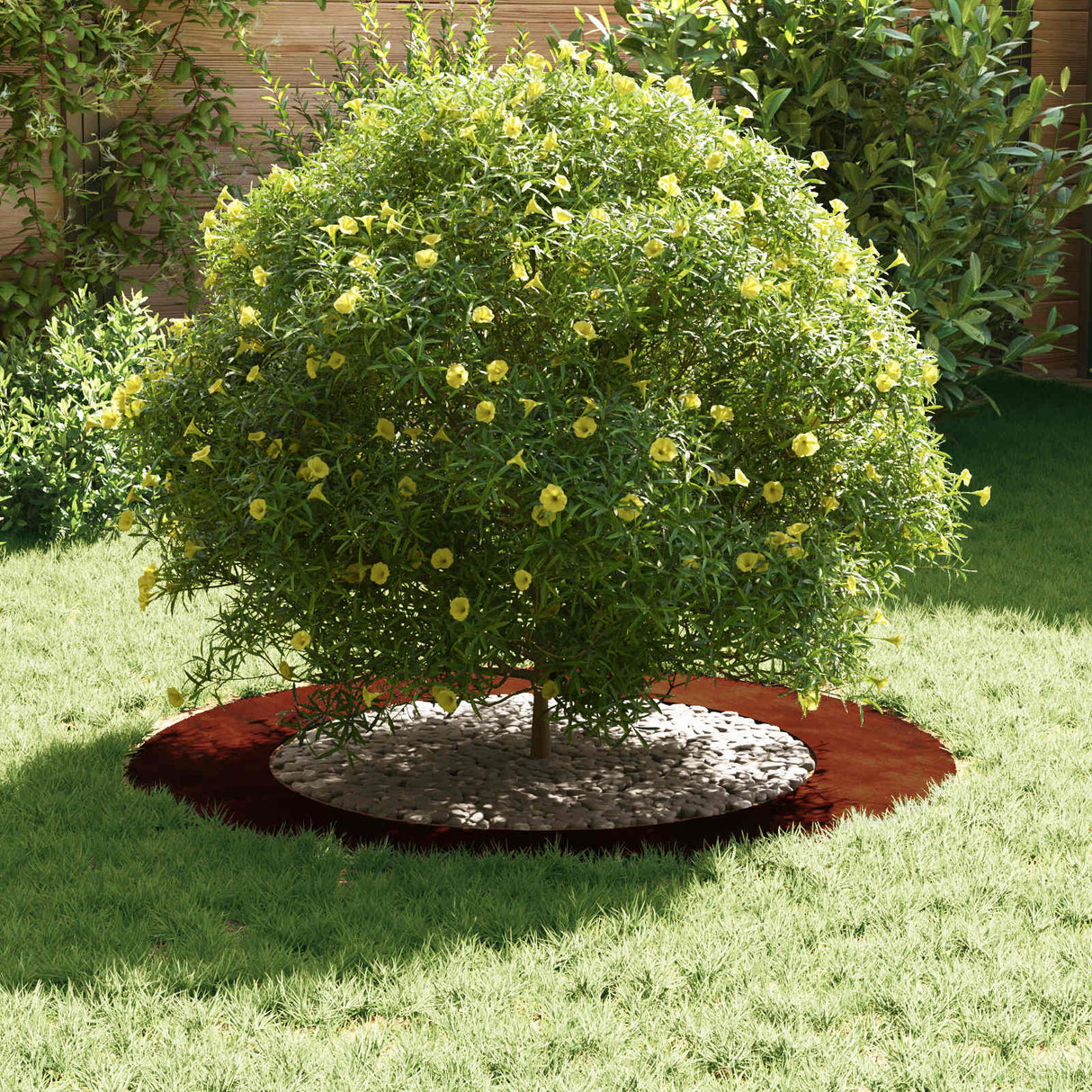 suitable for Flat Tree Rings 5 pcs Brown Ø60 / 90 cm