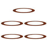 suitable for Flat Tree Rings 5 pcs Brown Ø90 / 120 cm - Front View