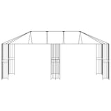 Gazebo Frame 6 x 3 m Black Steel