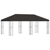 Gazebo with Sidewalls 6 x 3 m Anthracite Polyester and Steel