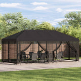Gazebo with Sidewalls 6 x 3 m Anthracite Polyester and Steel