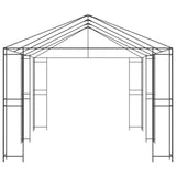 Gazebo Frame 6 x 3 m Black Steel - 45-Degree Angle