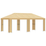 Garden Gazebo 6 x 3 m Cream Polyester and Steel 190