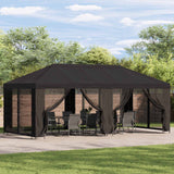 Gazebo with Sidewalls 6 x 3 m Anthracite Polyester and Steel
