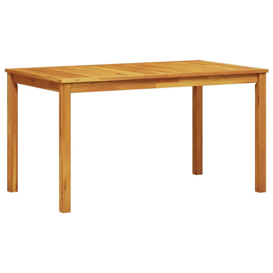 Garden Dining Set 7 pcs Brown Solid Acacia Wood