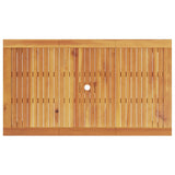 Garden Dining Set 7 pcs Brown Solid Acacia Wood