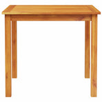 Garden Dining Set 5 pcs Brown Solid acacia wood