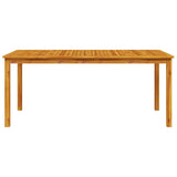 Garden Dining Set 9 pcs Brown Solid acacia wood - Low Angle