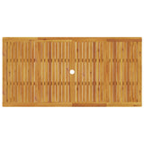 Garden Dining Set 9 pcs Brown Solid acacia wood - Extra Image