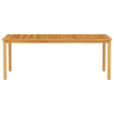 Garden Dining Set 9 pcs Brown Solid Acacia Wood