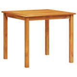 Garden Dining Set 3 pcs Brown Solid Acacia Wood - 45-Degree Angle