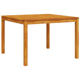 Garden Dining Set 5 pcs Brown Solid acacia wood - 45-Degree Angle