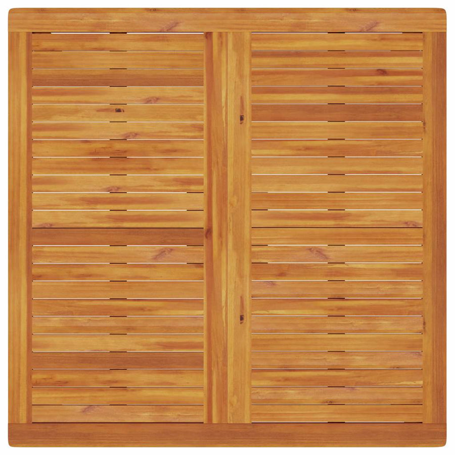 Garden Dining Set 5 pcs Brown Solid acacia wood