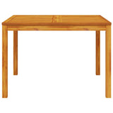 Garden Dining Set 5 pcs Brown Solid acacia wood - Low Angle