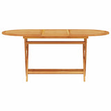 Garden Dining Set Folding 7 pcs Brown Solid acacia wood - Extra Image