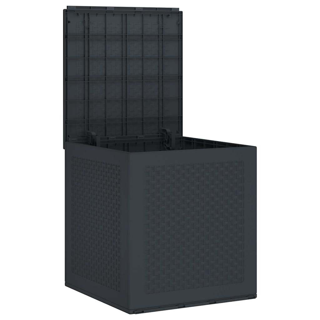 Garden Storage Box Anthracite 55 x 53 x 57 cm Polypropylene