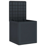 Storage Box Anthracite 55 x 53 x 57 cm Polypropylene - Side View