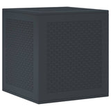 Garden Storage Box Anthracite 55 x 53 x 57 cm Polypropylene - Low Angle