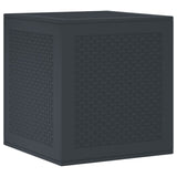 Storage Box Anthracite 55 x 53 x 57 cm Polypropylene - Rear View