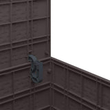 Garden Storage Box Brown 55 x 53 x 57 cm Polypropylene - Extra Image