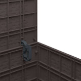Storage Box with Storage Brown 55 x 53 x 57 cm Polypropylene - Close-Up Angle