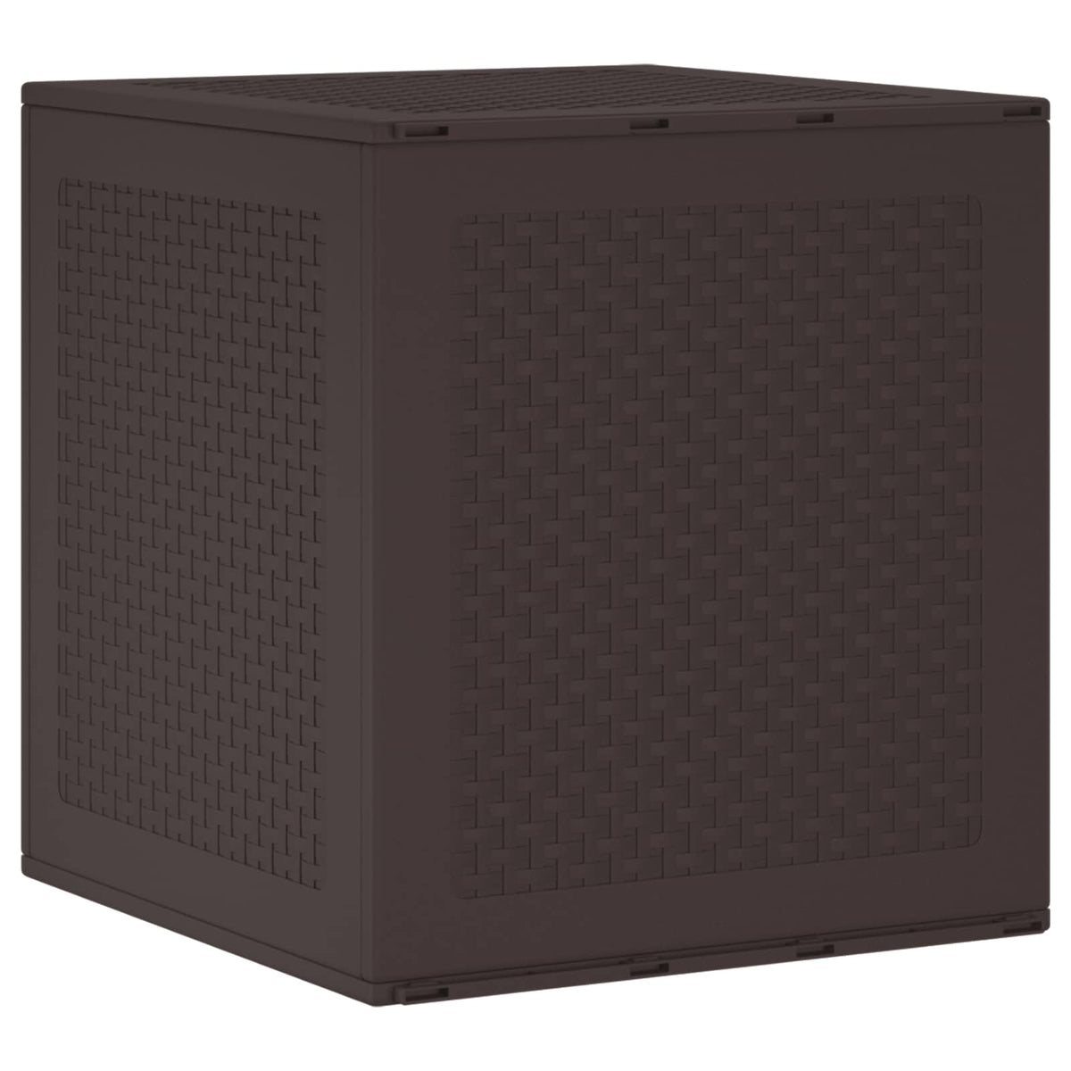 Storage Box with Storage Brown 55 x 53 x 57 cm Polypropylene