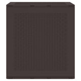 Storage Box with Storage Brown 55 x 53 x 57 cm Polypropylene - Top-Down View