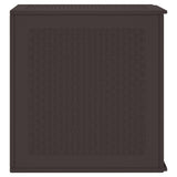 Storage Box with Storage Brown 55 x 53 x 57 cm Polypropylene