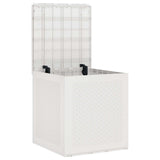 Storage Box with Storage White 55 x 53 x 57 cm Polypropylene