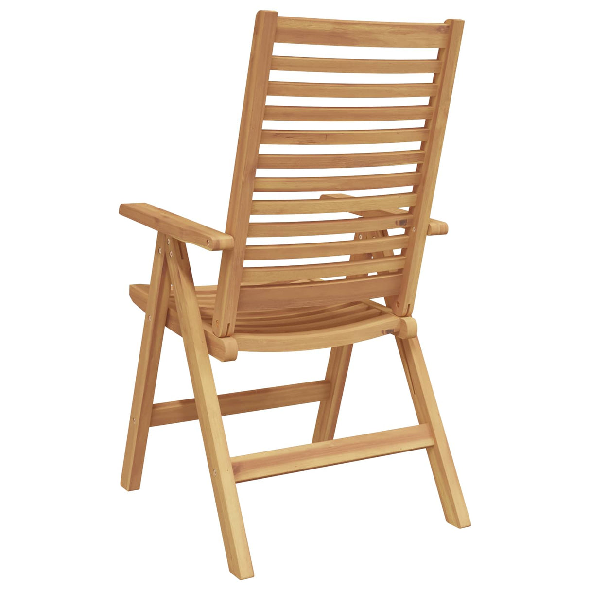 Chair Folding 8 pcs Brown 64.5 x 52 x 108 cm Solid Teak Wood