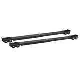 Washing Machine Base Manual 2 pcs Black 72 x 5 x 4,5 cm - Front View