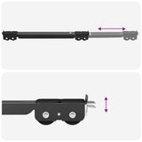 Washing Machine Base Manual 2 pcs Black 72 x 5 x 4,5 cm - Extra Image