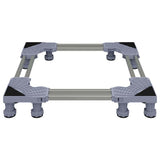 Washing Machine Base Grey 67 x 67 x 12 cm Stainless Steel - Rear View