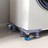Washing Machine Base Grey 67 x 67 x 12 cm Stainless Steel