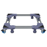 Washing Machine Base Grey 67 x 67 x 12 cm Stainless Steel - Rear View