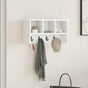 Wall-Mounted Coat Rack Wall-Mounted White 50 x 16 x 26 cm