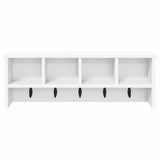 Wall-Mounted Coat Rack Wall-Mounted White 75 x 16 x 26 cm