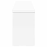 Wall-Mounted Coat Rack Wall-Mounted White 75 x 16 x 26 cm - Rear View