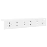 Wall-Mounted Coat Rack Wall-mounted White 60 x 10,5 x 10,5 cm - Rear View