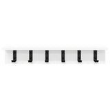 Wall-Mounted Coat Rack Wall-mounted White 60 x 10,5 x 10,5 cm