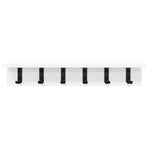 Wall-Mounted Coat Rack Wall-Mounted White 60 x 10,5 x 10,5 cm