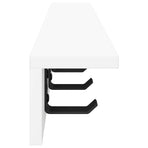 Wall-Mounted Coat Rack Wall-Mounted White 60 x 10,5 x 10,5 cm