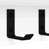 Wall-Mounted Coat Rack Wall-Mounted White 100 x 10,5 x 10,5 cm
