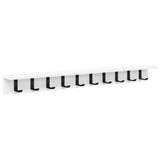 Wall-Mounted Coat Rack Wall-mounted White 100 x 10,5 x 10,5 cm - Front View