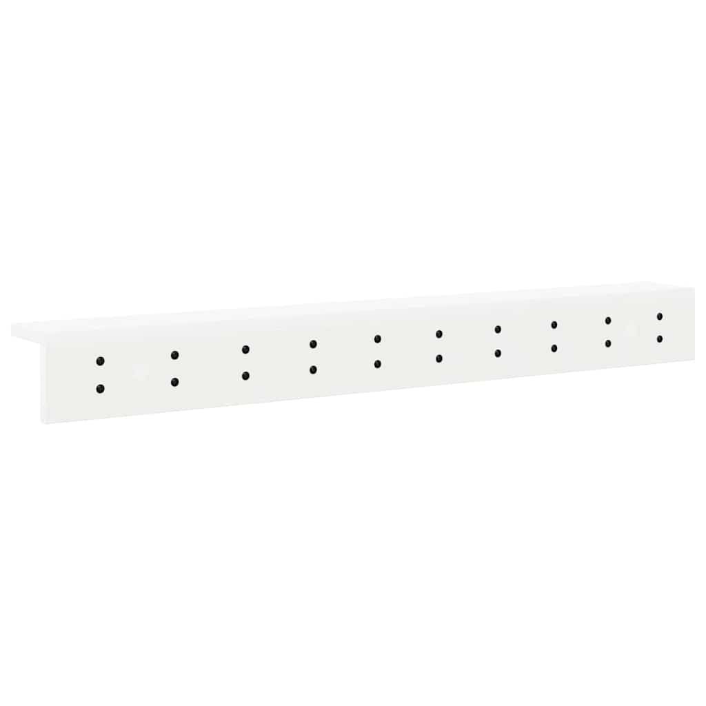 Wall-Mounted Coat Rack Wall-mounted White 100 x 10,5 x 10,5 cm
