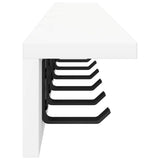 Wall-Mounted Coat Rack Wall-mounted White 100 x 10,5 x 10,5 cm